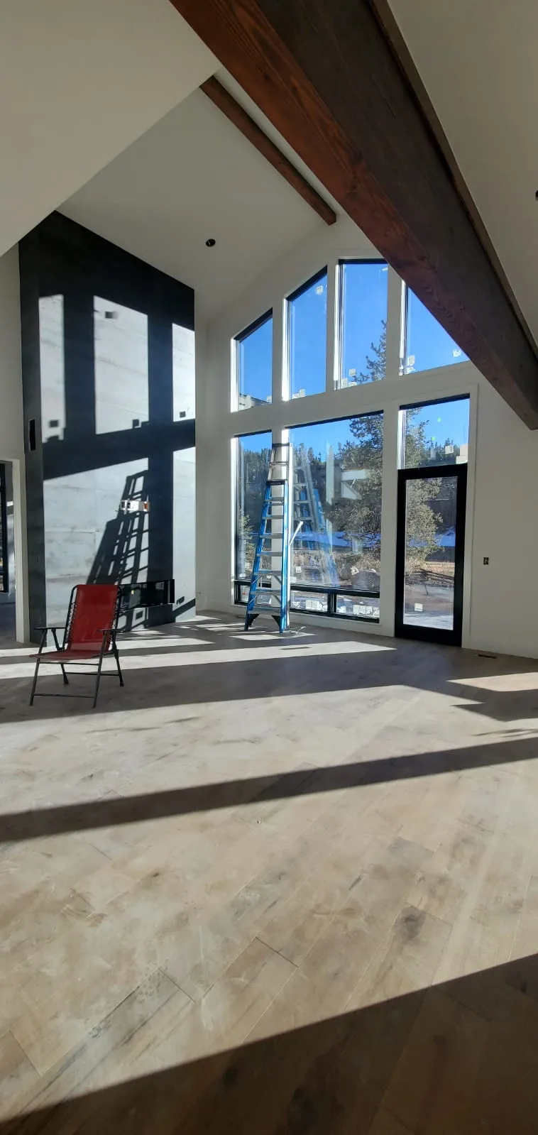 Living room interior painting project in Las Vegas, NV