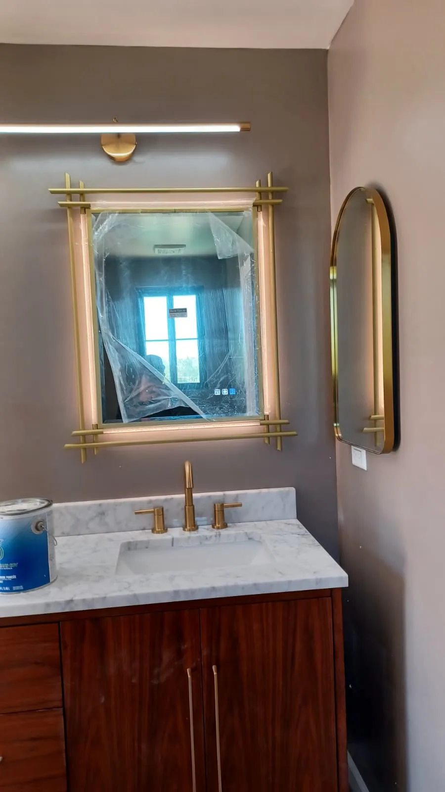Bathroom interior finished as part of a Prime Layer Coatings project in Las Vegas, NV